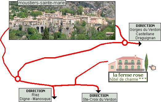 Hôtel La Ferme Rose - Moustiers